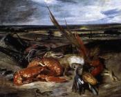 Still-Life with Lobster - 欧仁·德拉克洛瓦